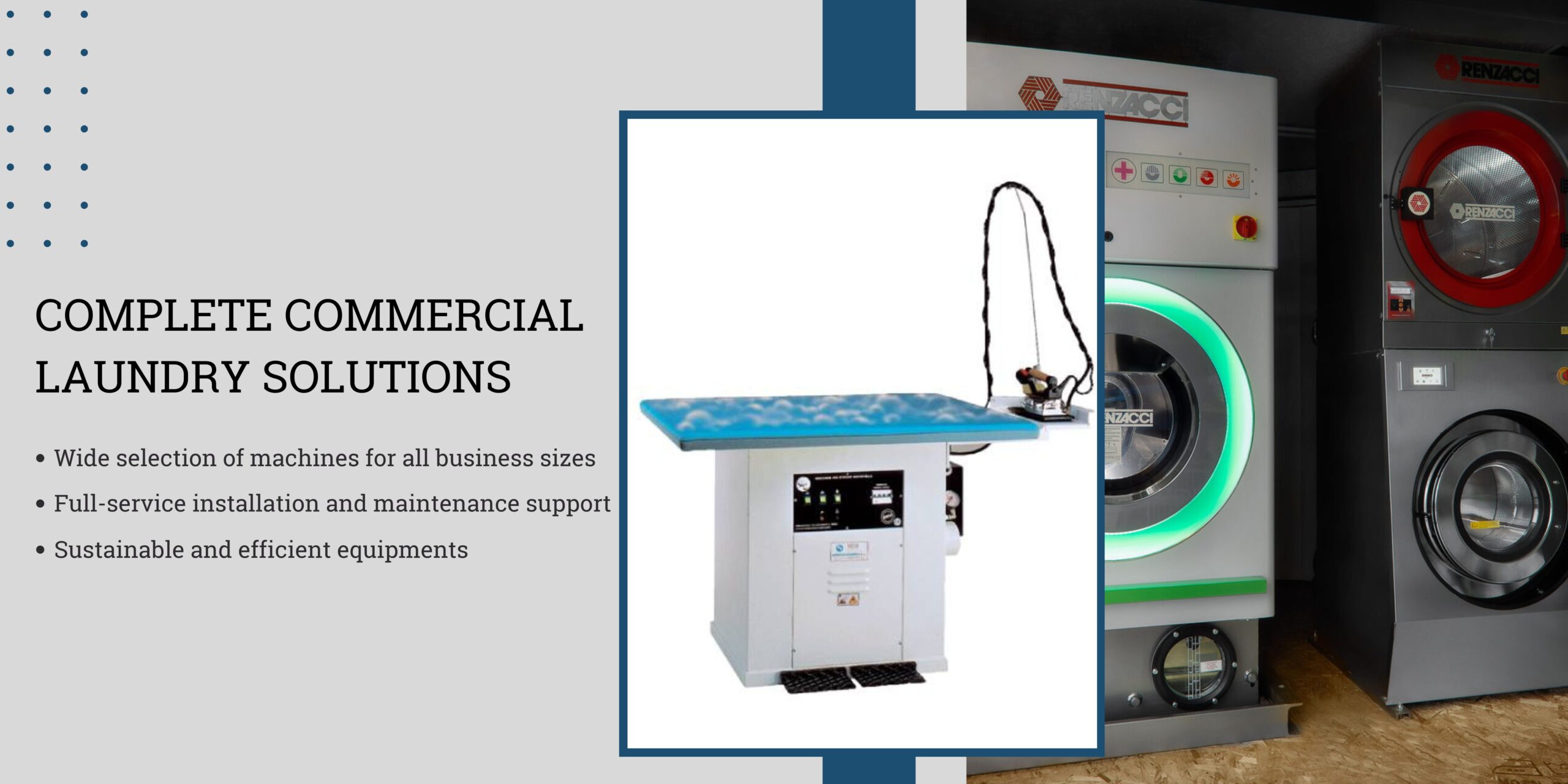 Laundry & cleaning machines