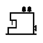 Sewing machine icon